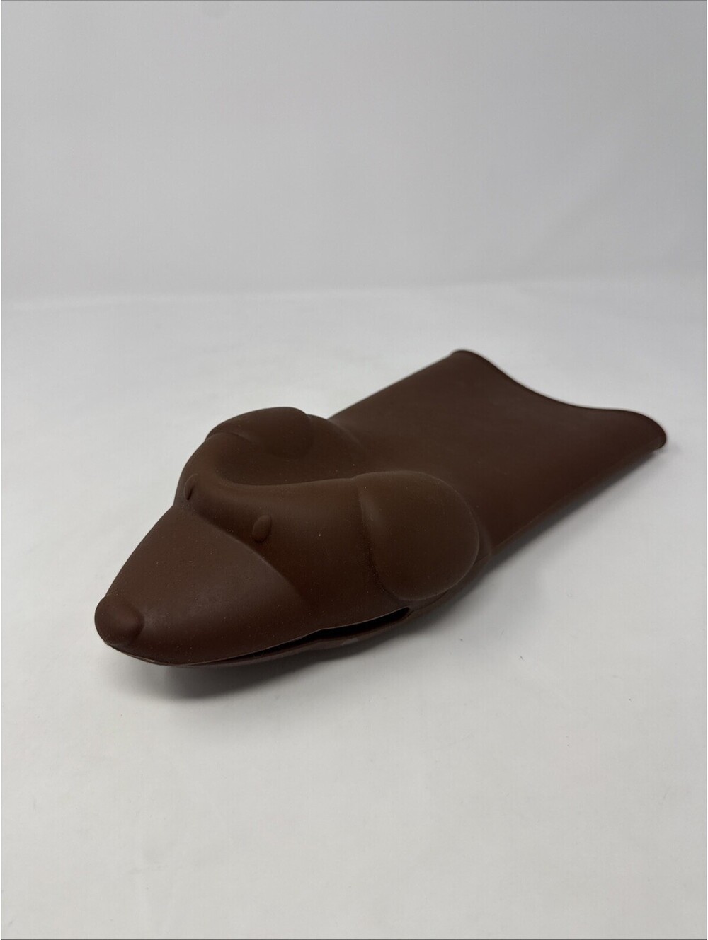 Rubber Brown Dog Kitchen Oven Mitt